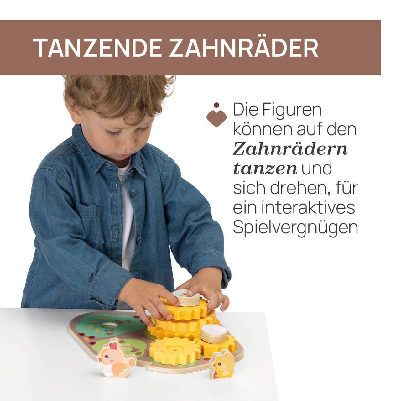 Die H&uuml;hner im Heu - My Wood Friends Holzspielzeug null - 4