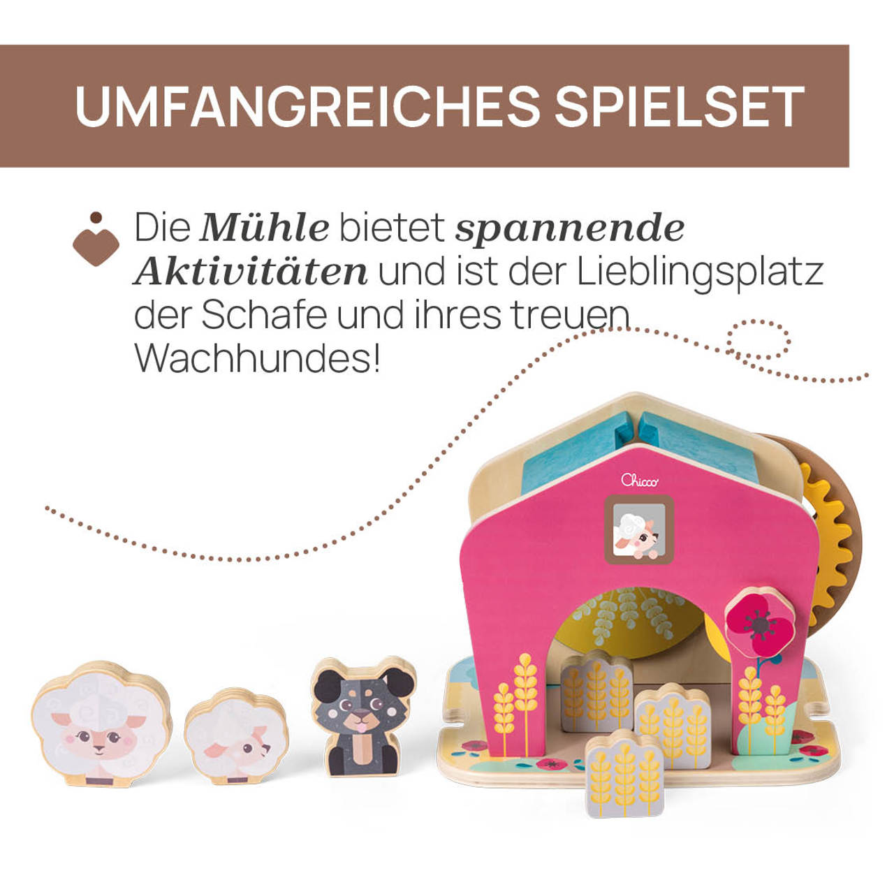 Die Kleine Schaf-Wasserm&uuml;hle - My Wood Friends Holzspielzeug null - 1