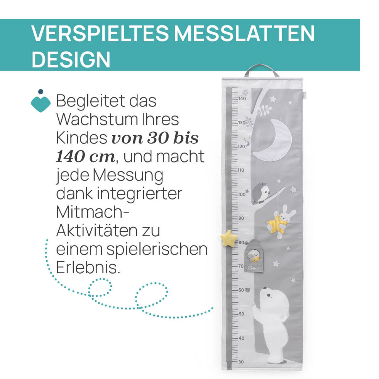 Messlatte Kinderzimmer mit Spielspa&szlig; null - 1
