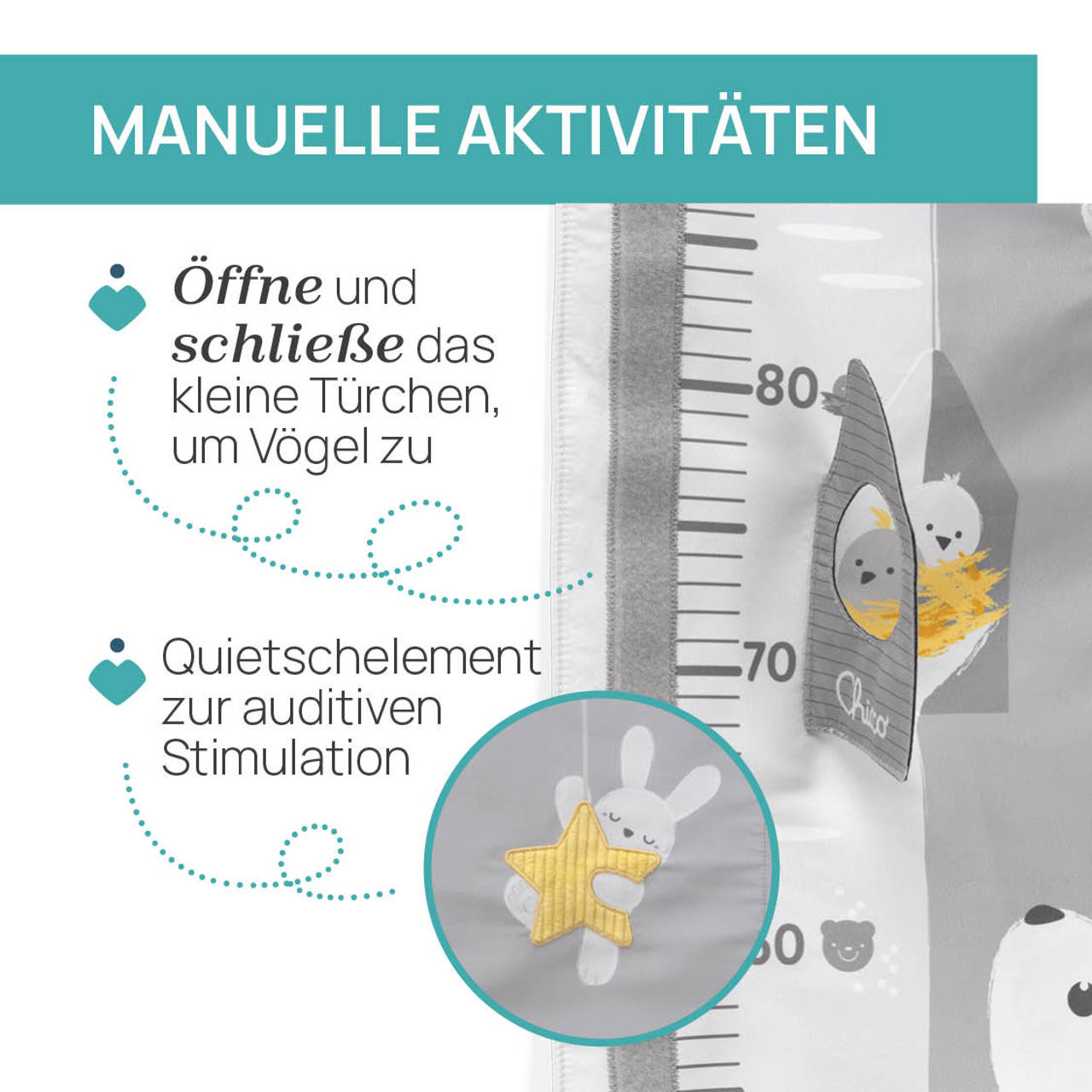 Messlatte Kinderzimmer mit Spielspa&szlig; null - 2
