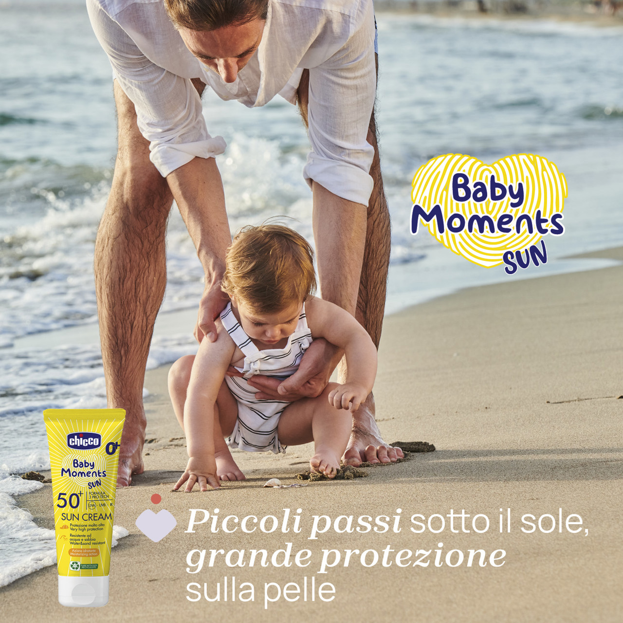 Crema Solare SPF 50+. Protezione molto alta.  Chicco - 1