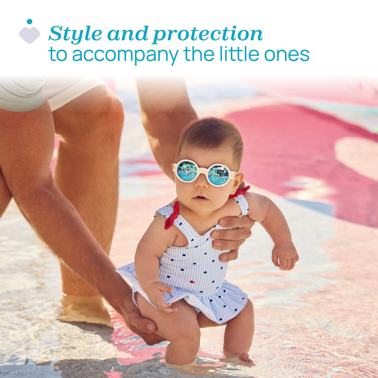 GAFAS DE SOL 0M+ LENTES ESPEJO BLANCAS Chicco - 1