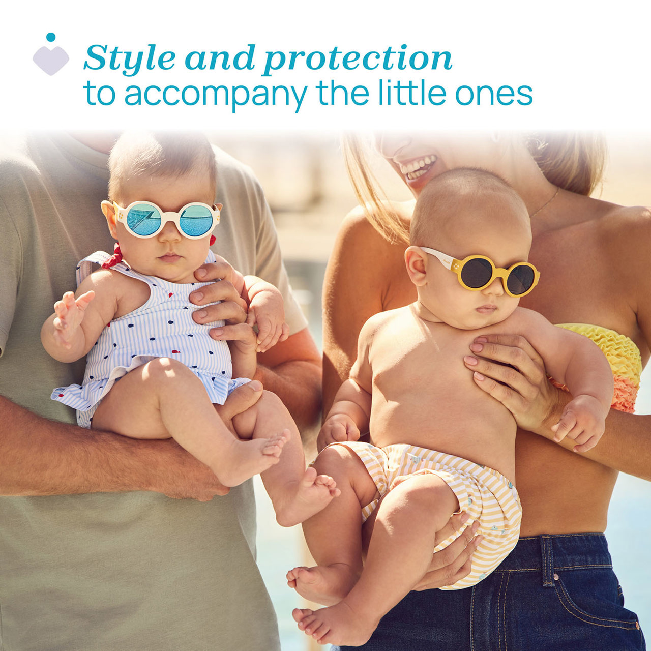 GAFAS DE SOL 0M+ LENTES ESPEJO BLANCAS Chicco - 1