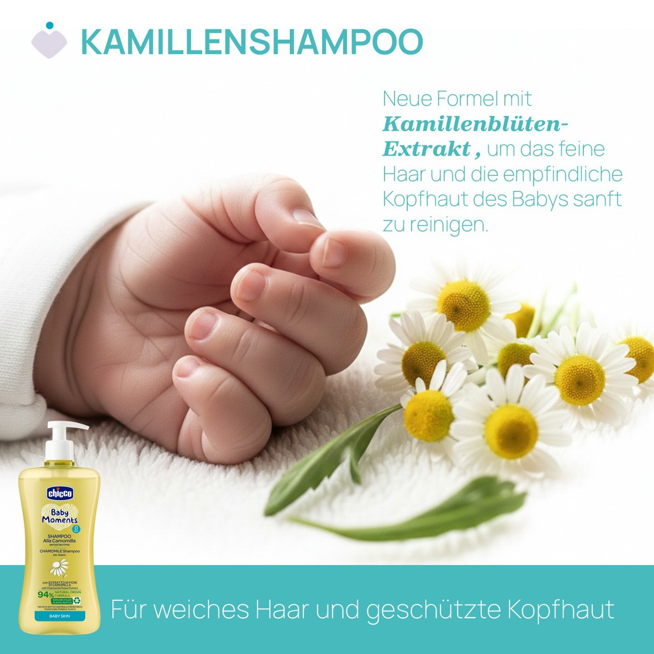 Baby Moments Kamille Shampoo 500ml null - 1