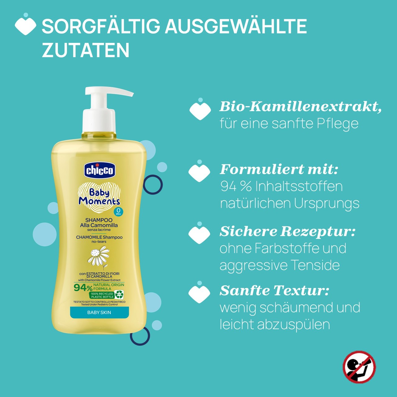 Baby Moments Kamille Shampoo 500ml null - 3