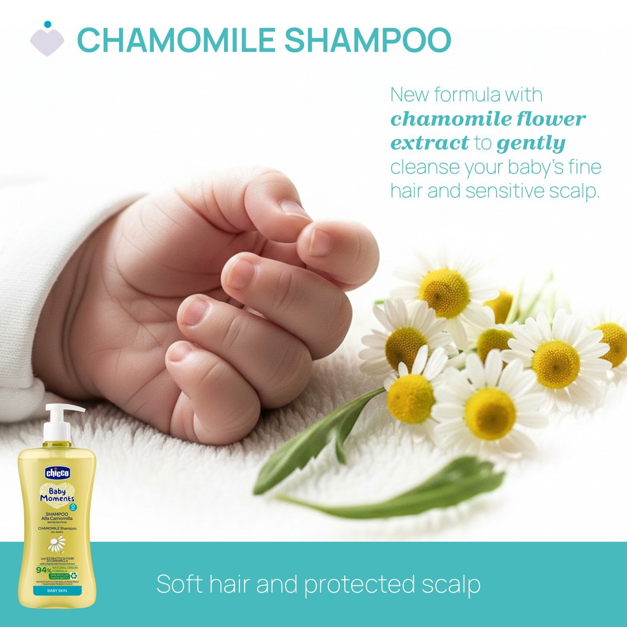 Champ&uacute; Camomila  Chicco - 2