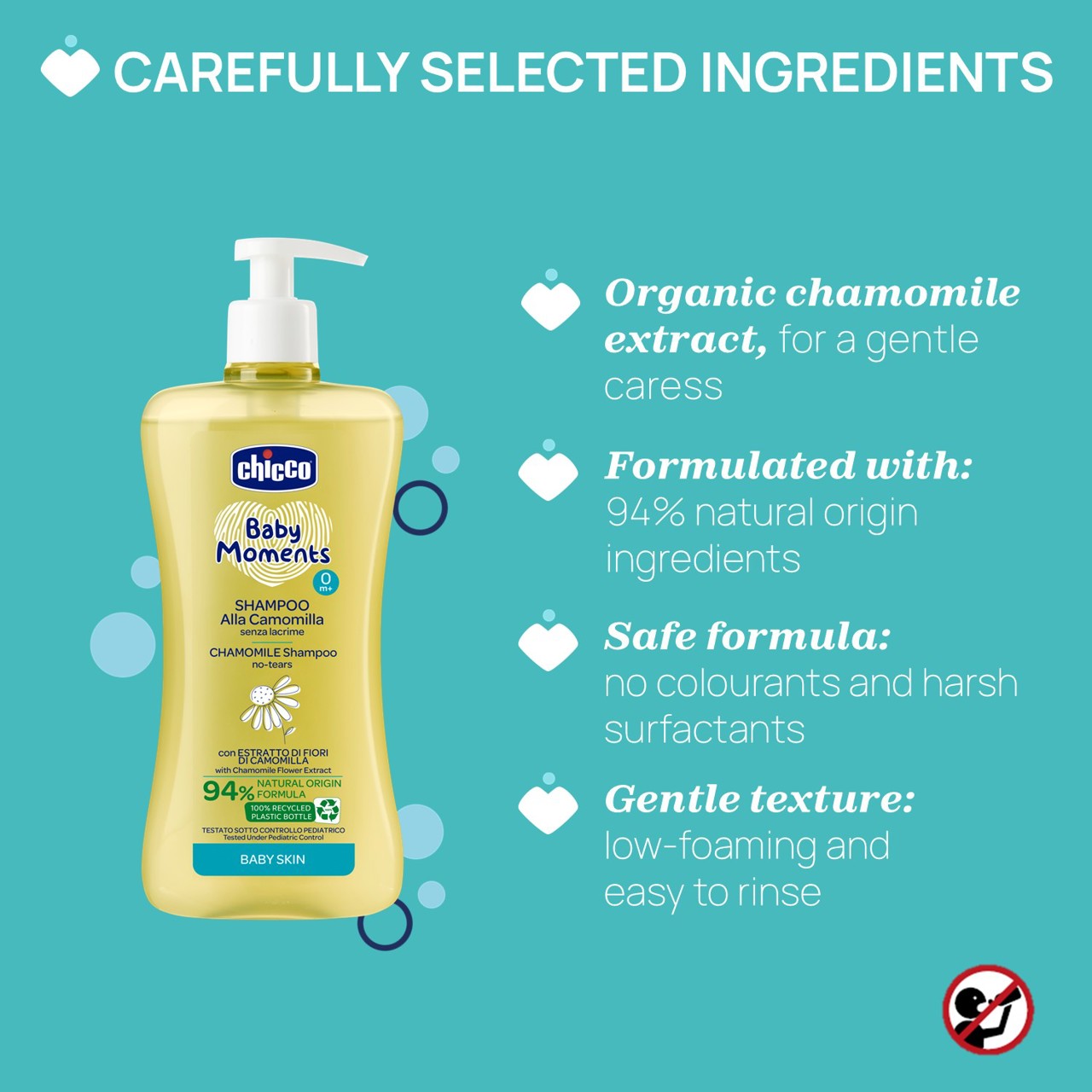 Champ&uacute; Camomila  Chicco - 4