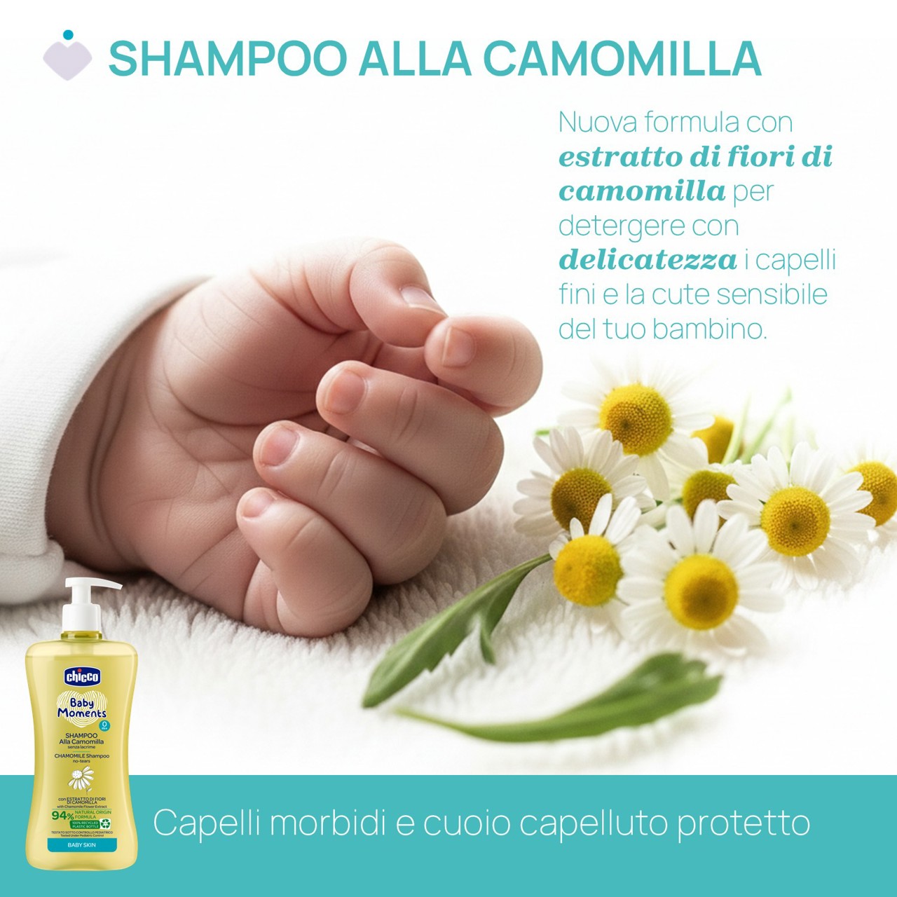 BM SHAMPOO CAMOMILLA 500ML Chicco - 1
