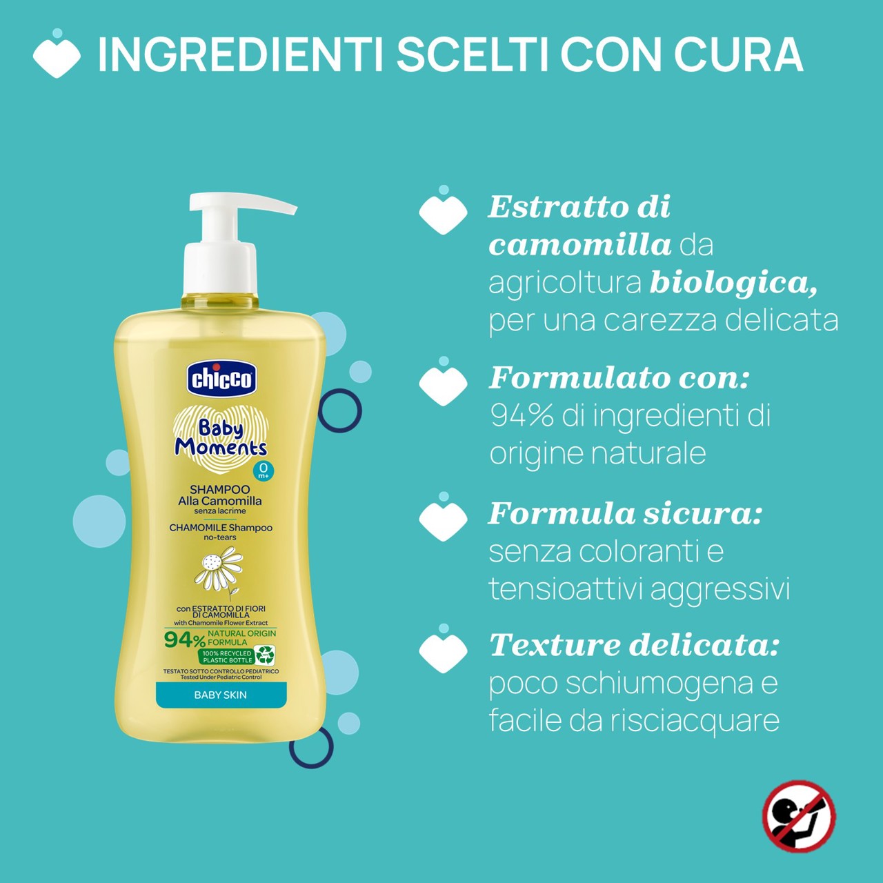 BM SHAMPOO CAMOMILLA 500ML Chicco - 3