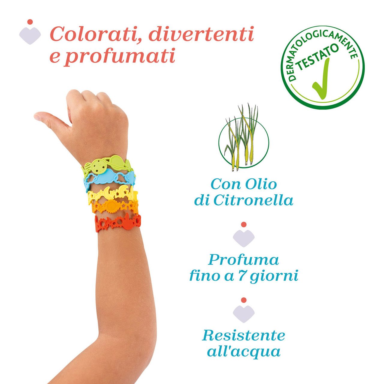 Braccialetti profumati con olio di Citronella  Chicco - 2