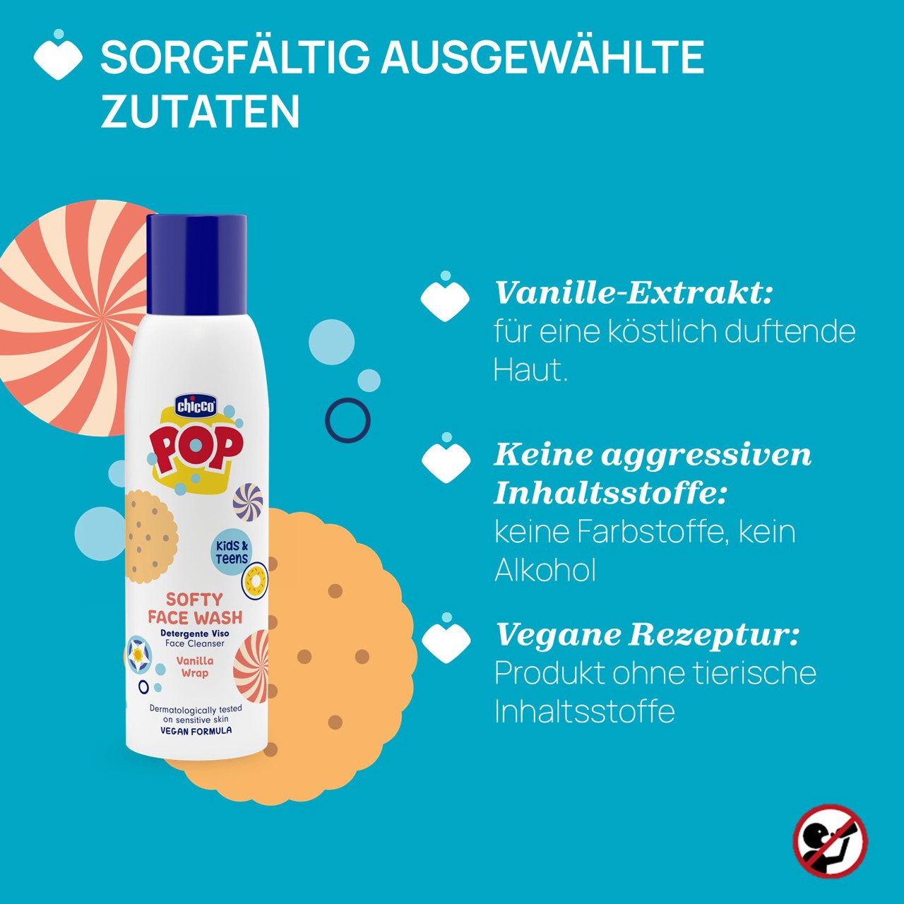 Chicco POP Gesichtsreiniger Vanille 150ML null - 4