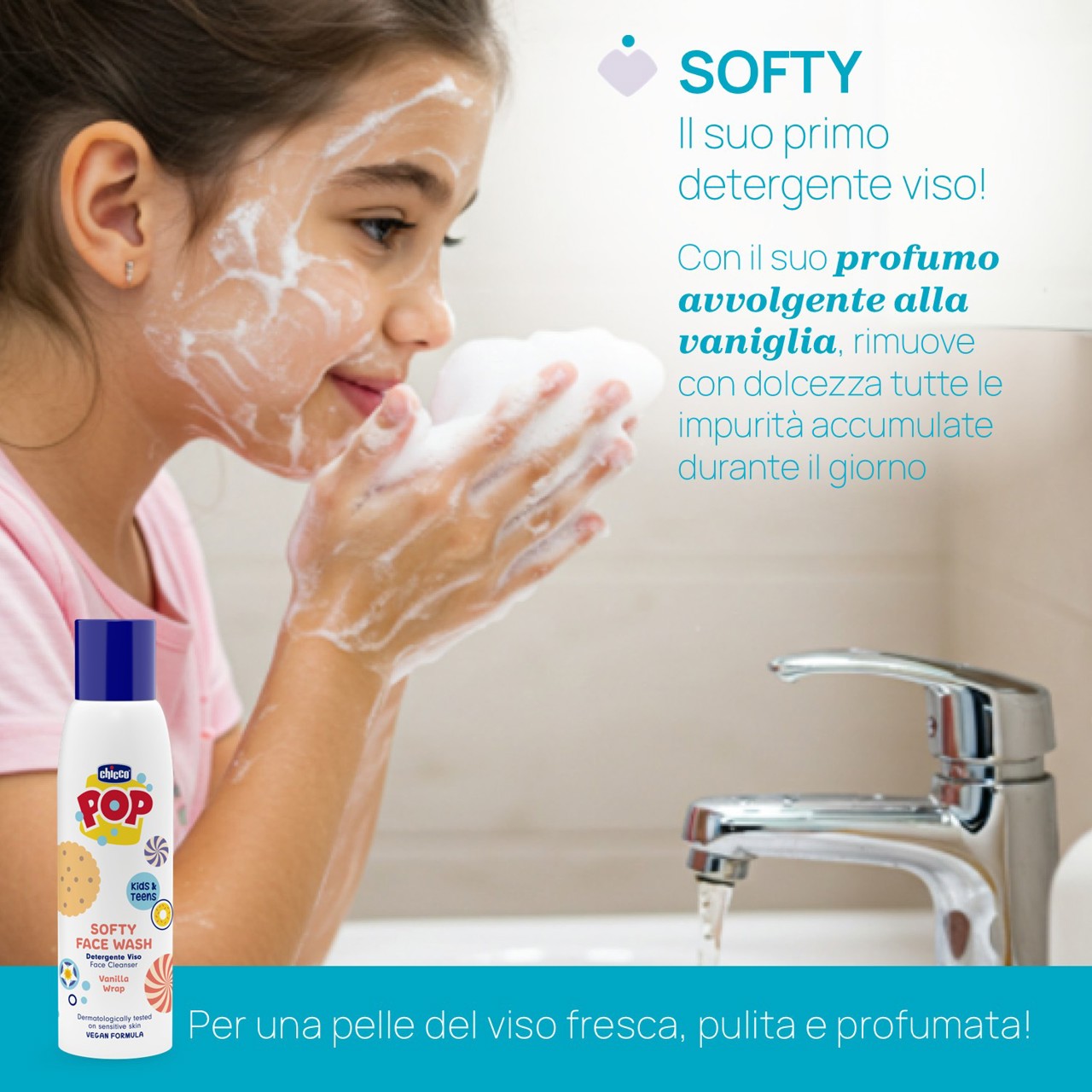 SOFTY DETERGENTE VISO VANIGLIA 150ML Chicco - 1