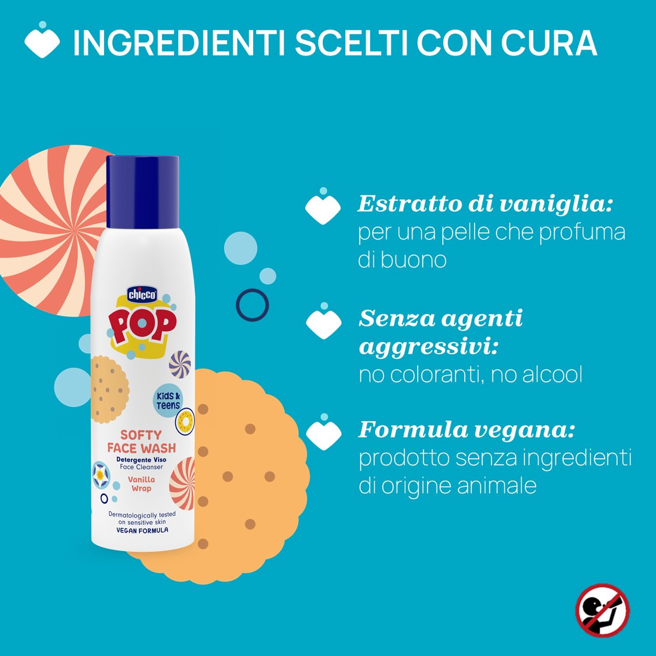 SOFTY DETERGENTE VISO VANIGLIA 150ML Chicco - 3