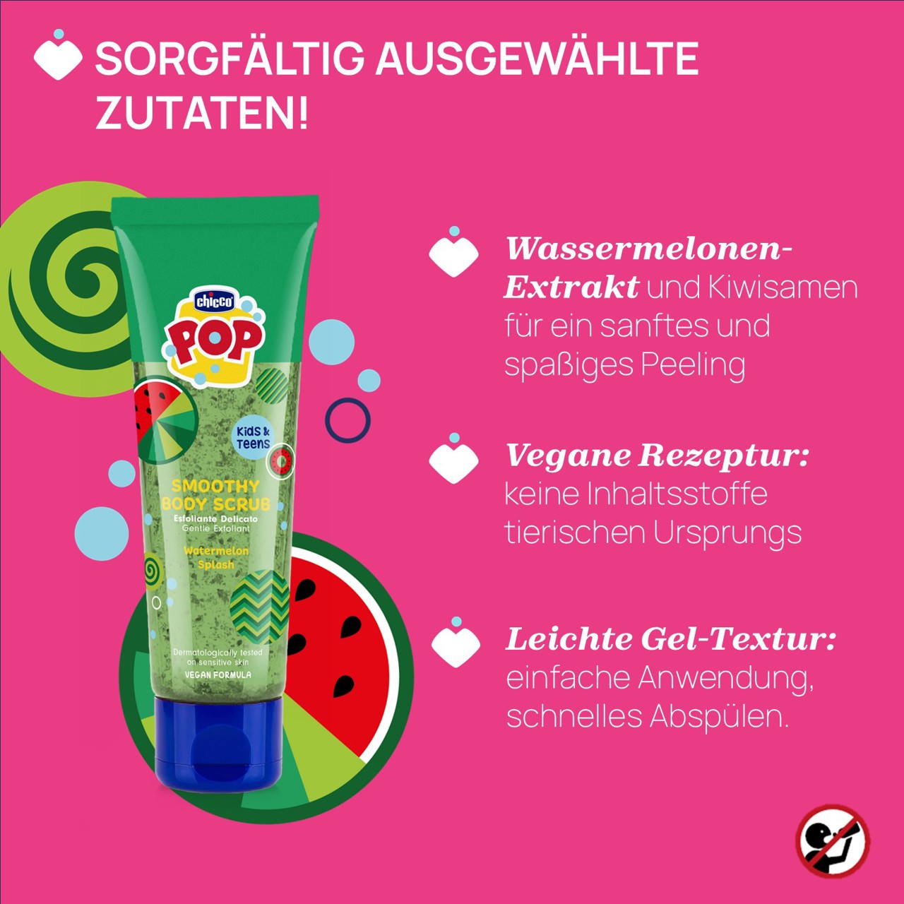 Chicco POP Body-Peeling Wassermelone 150ml null - 4