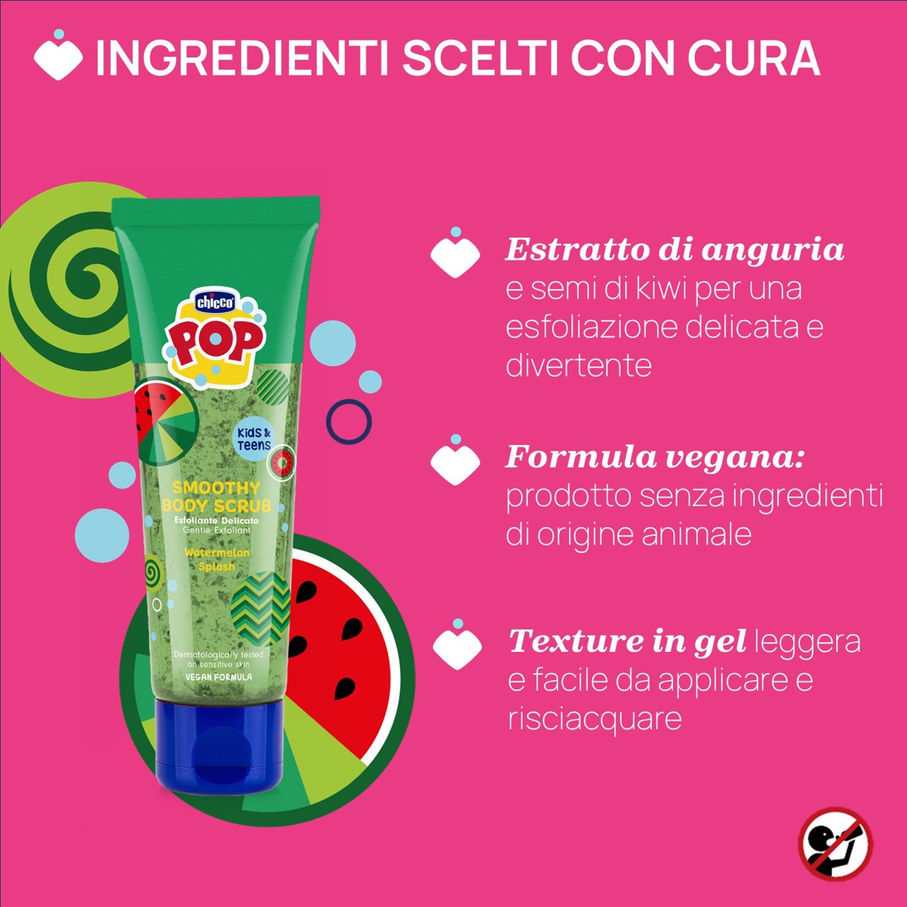 SMOOTHY SCRUB CORPO ANGURIA 150ML Chicco - 3