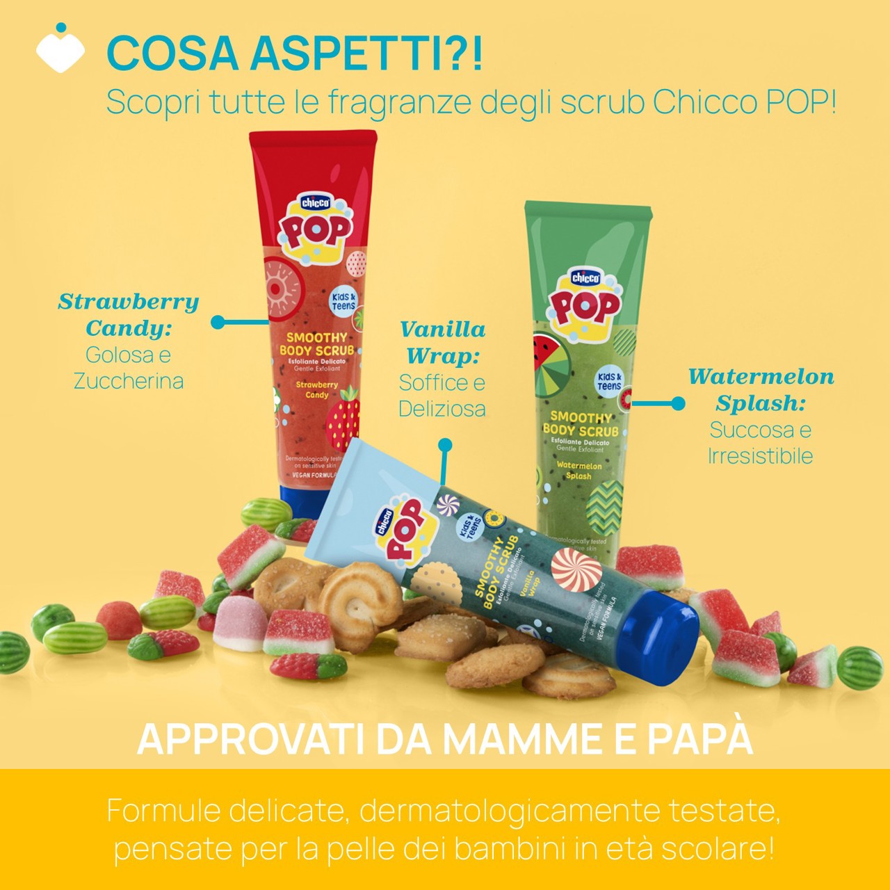 SMOOTHY SCRUB CORPO FRAGOLA 150ML Chicco - 5