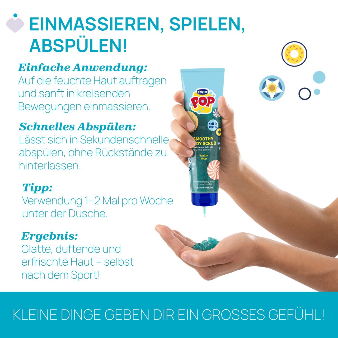 Chicco POP Body-Peeling Vanille 150ml null - 5