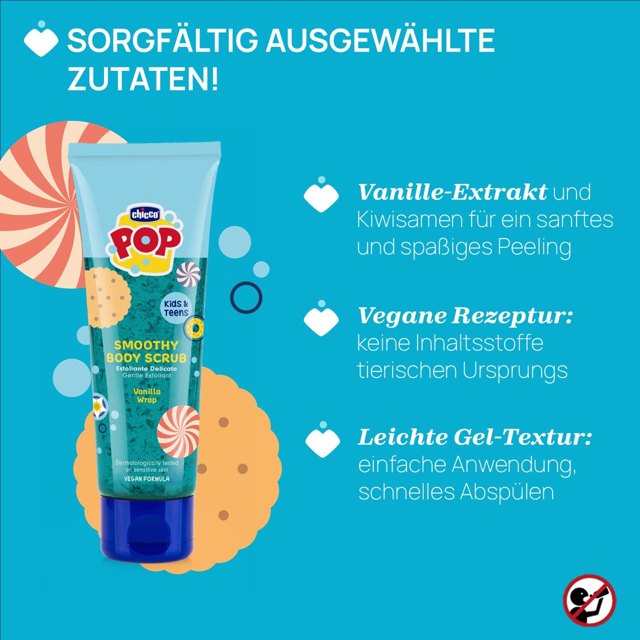 Chicco POP Body-Peeling Vanille 150ml null - 4
