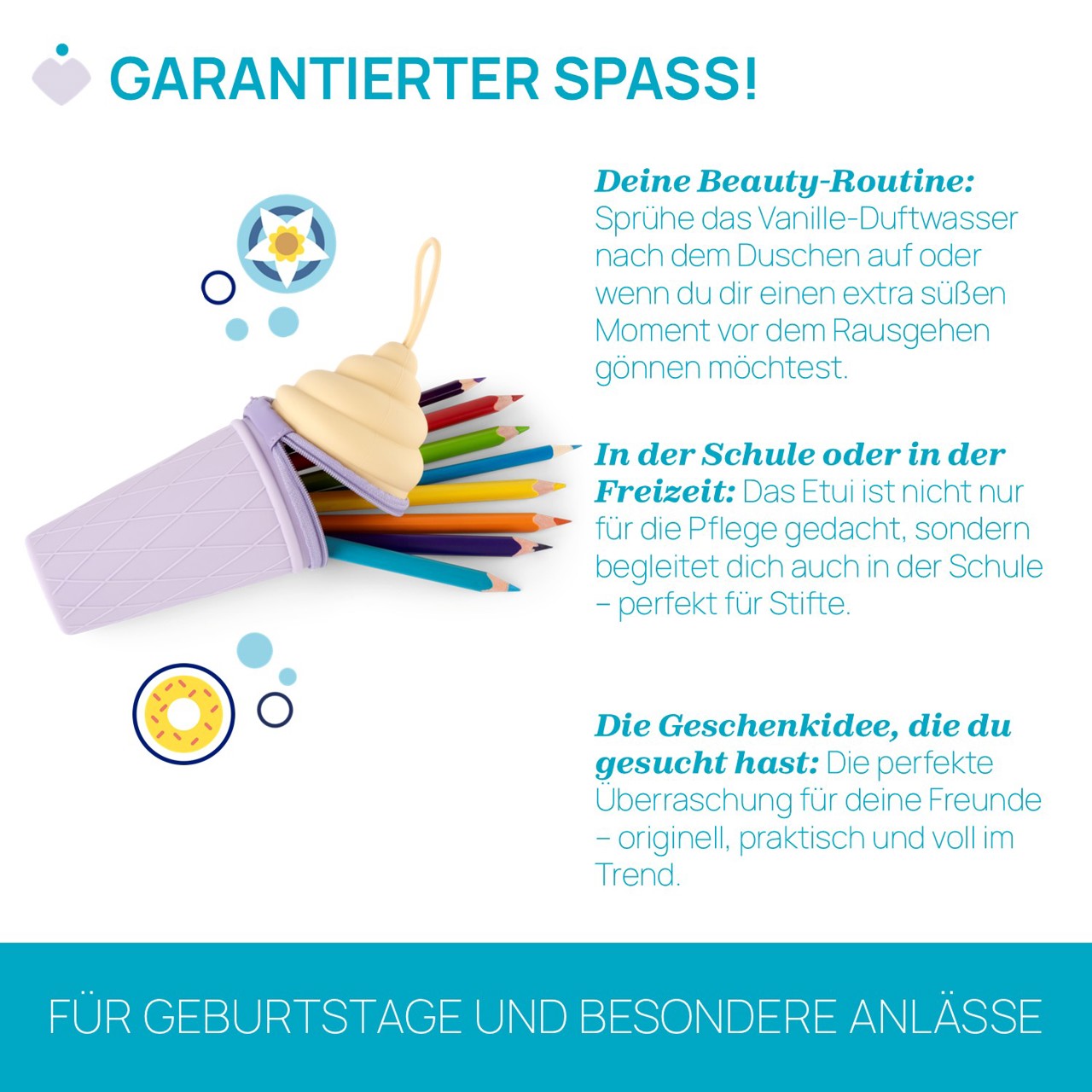 Chicco POP Set "Frosty" Parf&uuml;miertes Wasser Vanille 150ml mit Silikon-M&auml;ppchen null - 4