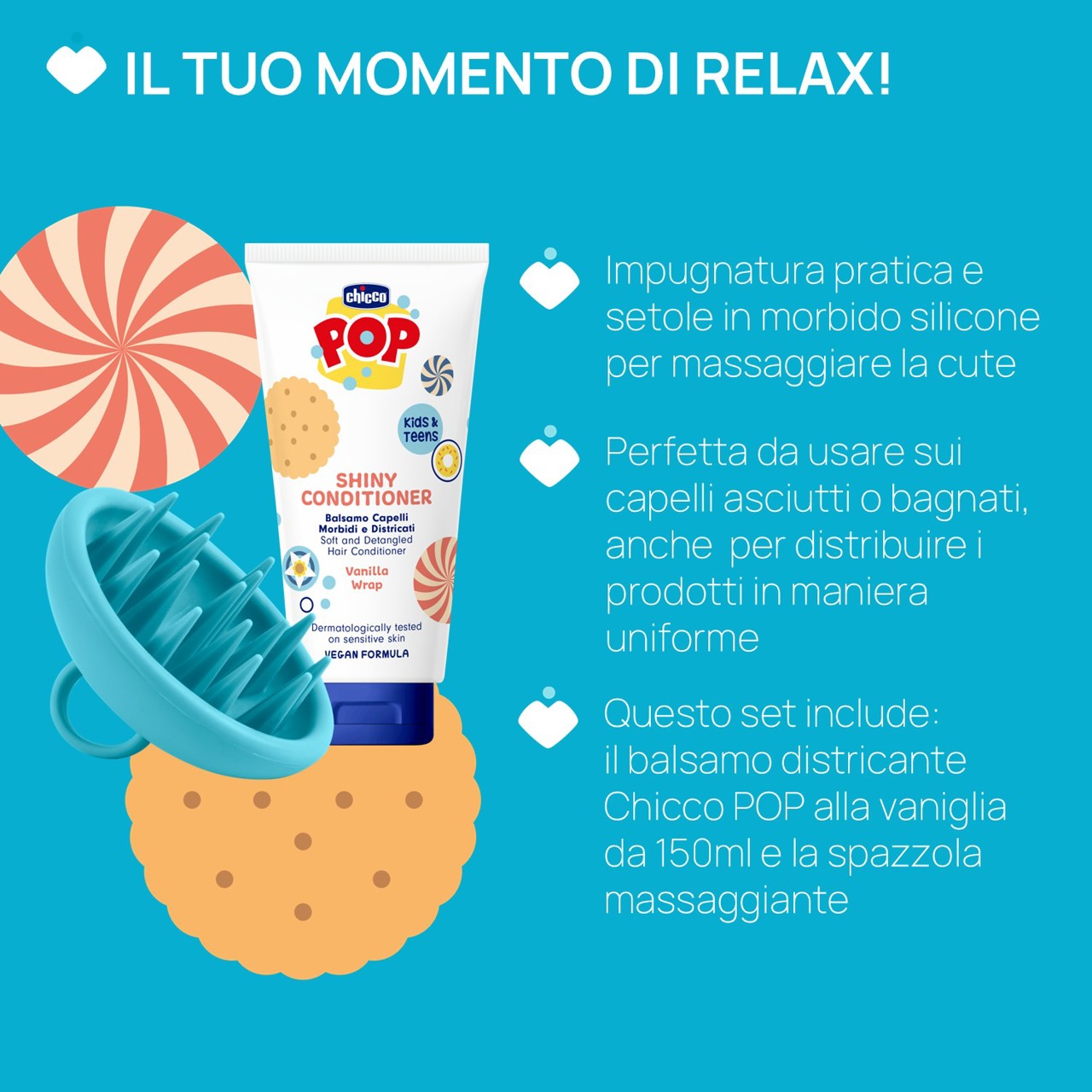 TINGLY GIFT SET - BALSAMO DISTRICANTE 150ML CON SPAZZOLA MASSAGGIANTE null - 7