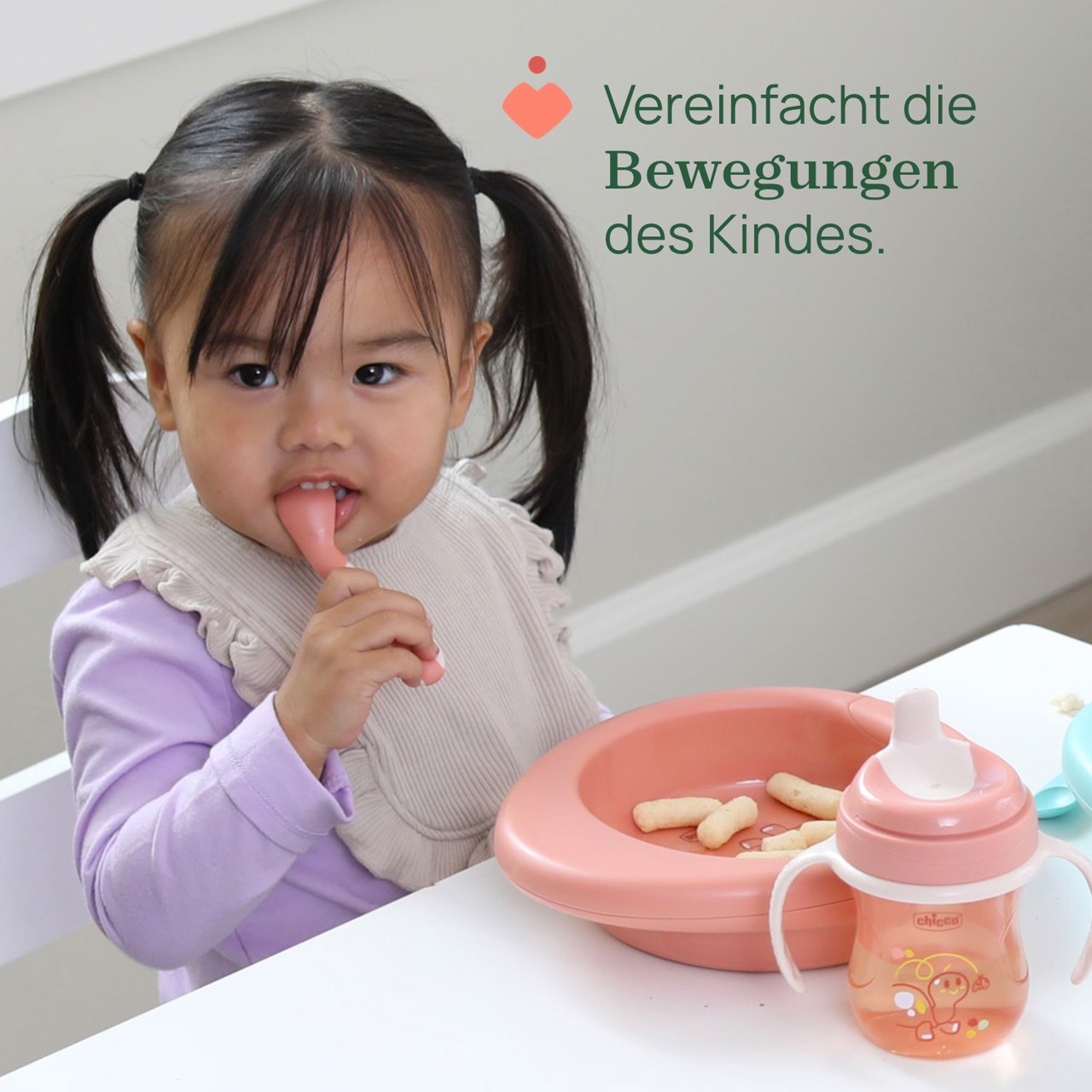 Esslernlöffel, angewinkelt 8M+ null - 3