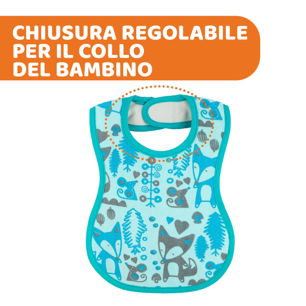 Bavaglini Easy Meal (2 pezzi) Chicco - 3