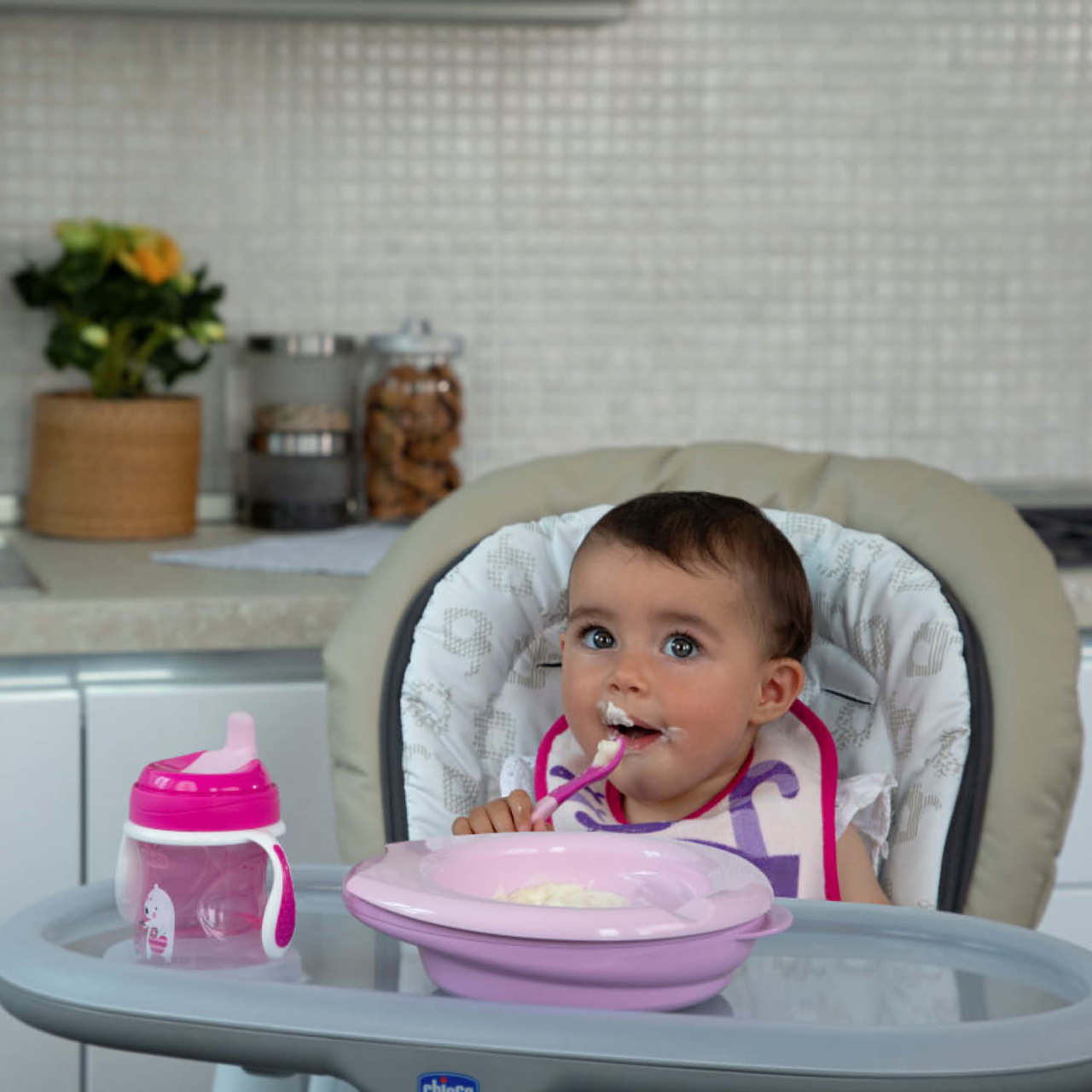 Fütter- und Sabberlätzchen, 6M+, 2Stk. null - 1