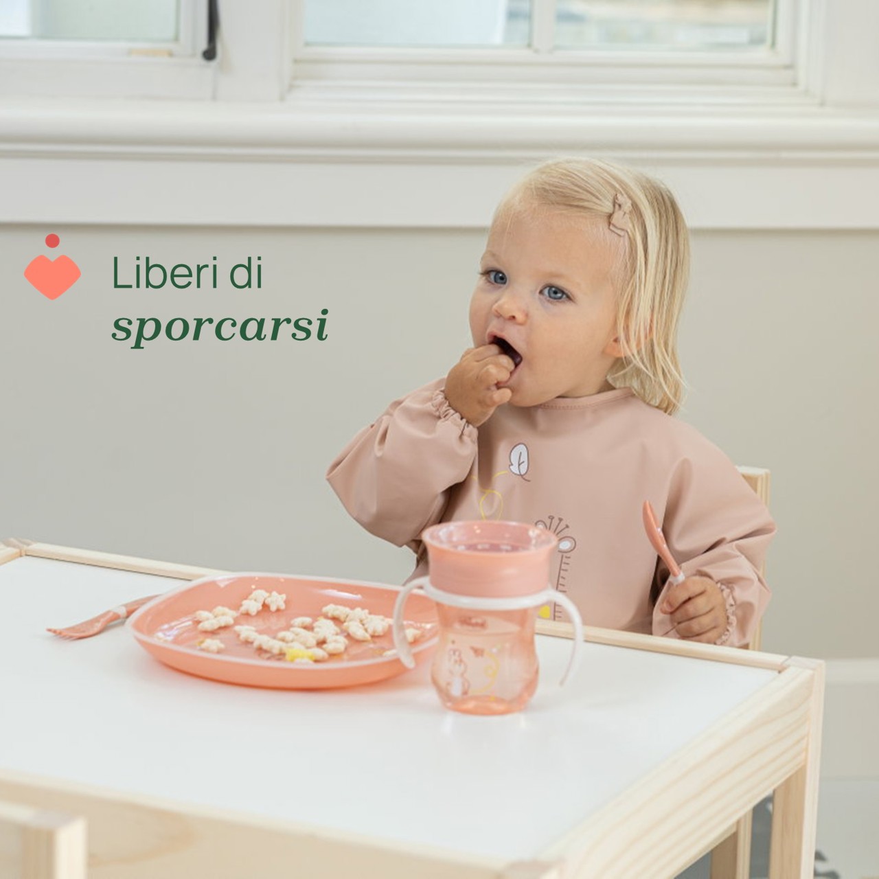 Bavaglino con maniche Chicco - 1