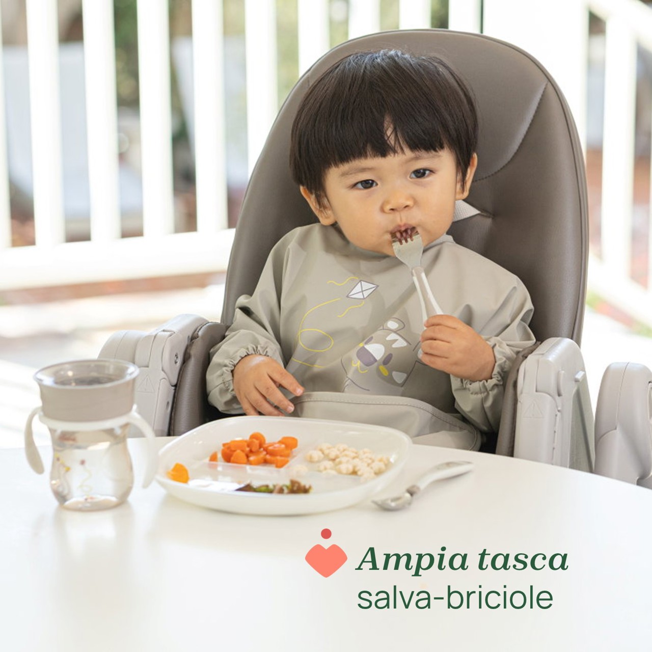 Bavaglino con maniche Chicco - 3