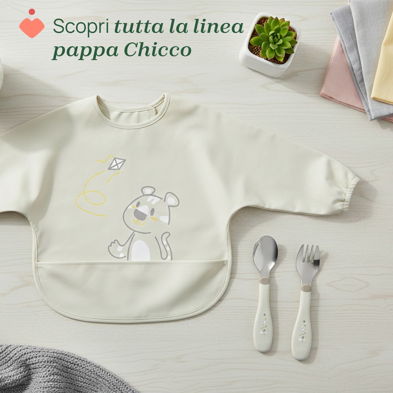 Bavaglino con maniche Chicco - 8