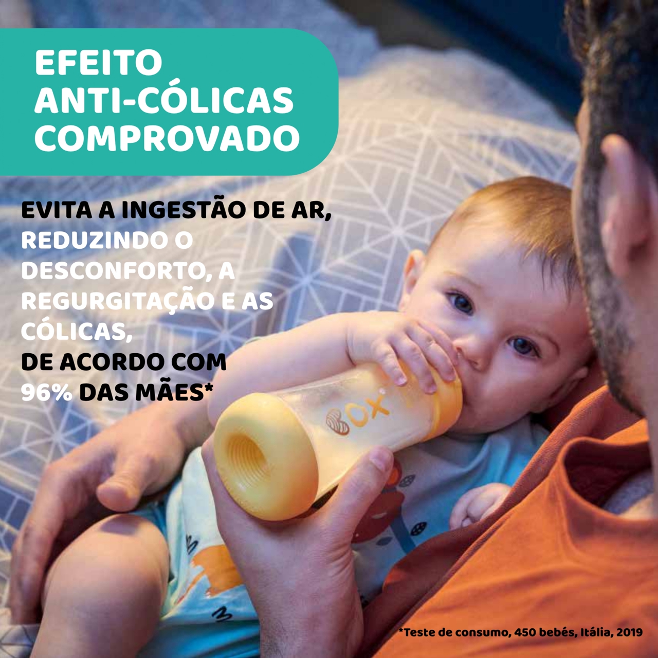 BIBERÃO PERFECT 5 240ML FLUXO MÉDIO Chicco - 4