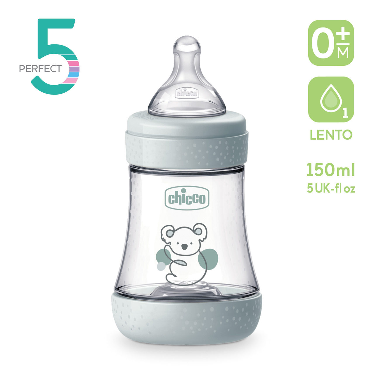 Biberon Perfect 5 Flusso lento (150 ml) Chicco - 4