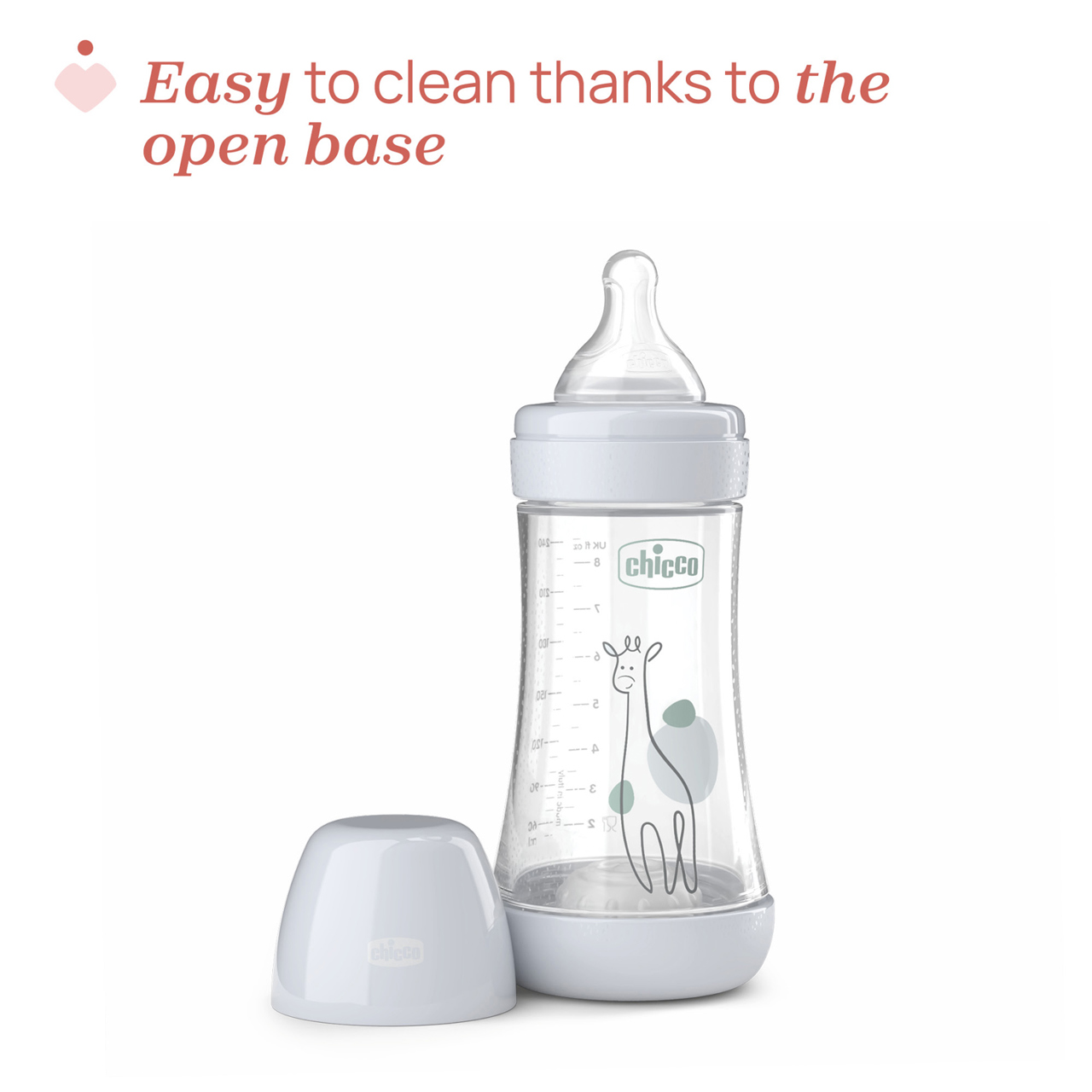Biberão PERFECT5 240ml Chicco - 4