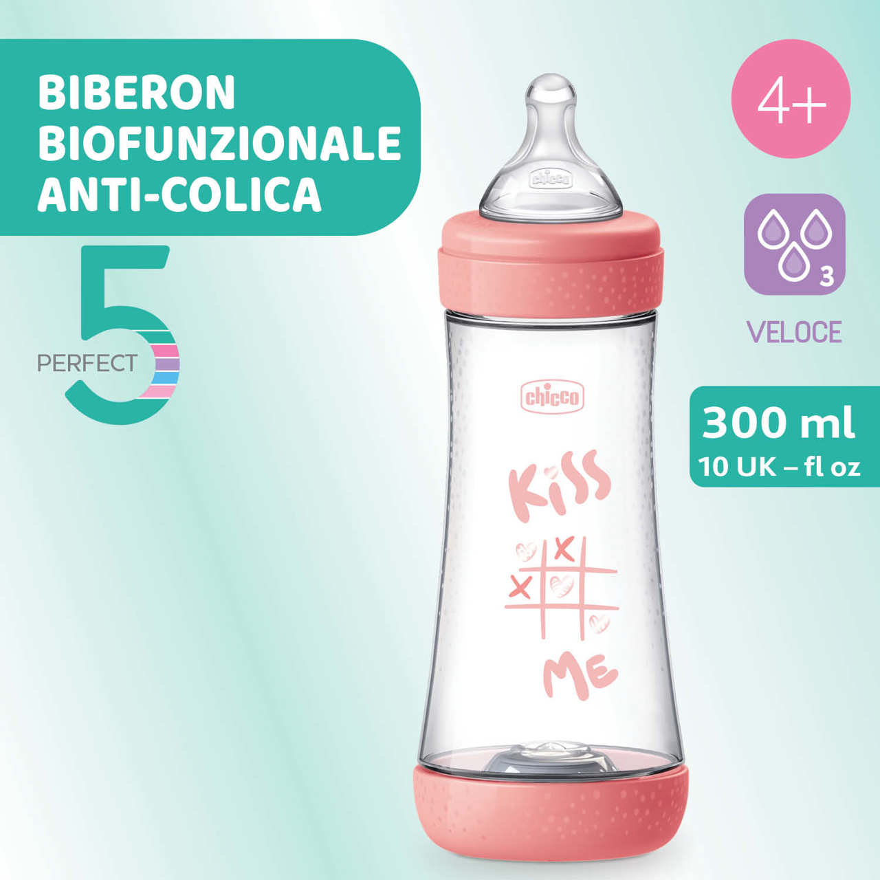 Perfect 5 Biberon 300 ml - Flusso veloce image number 1