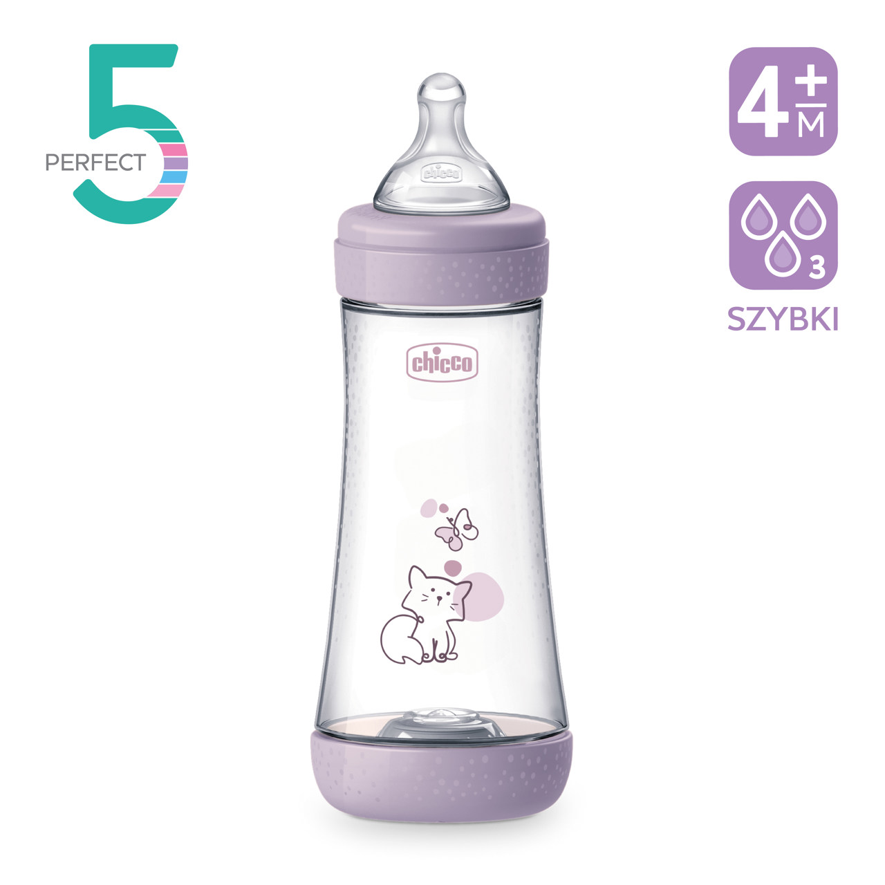  PERFECT5 300 ML SMOCZEK SILIKONOWY, PRZEPŁYW SZYBKI 4M+ null - 1