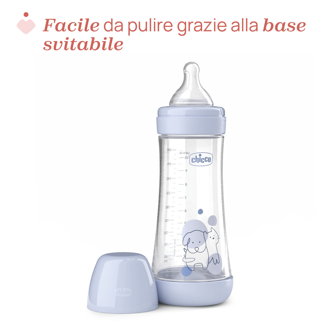 Biberon Perfect 5 Flusso Rapido (300 ml) Chicco - 2