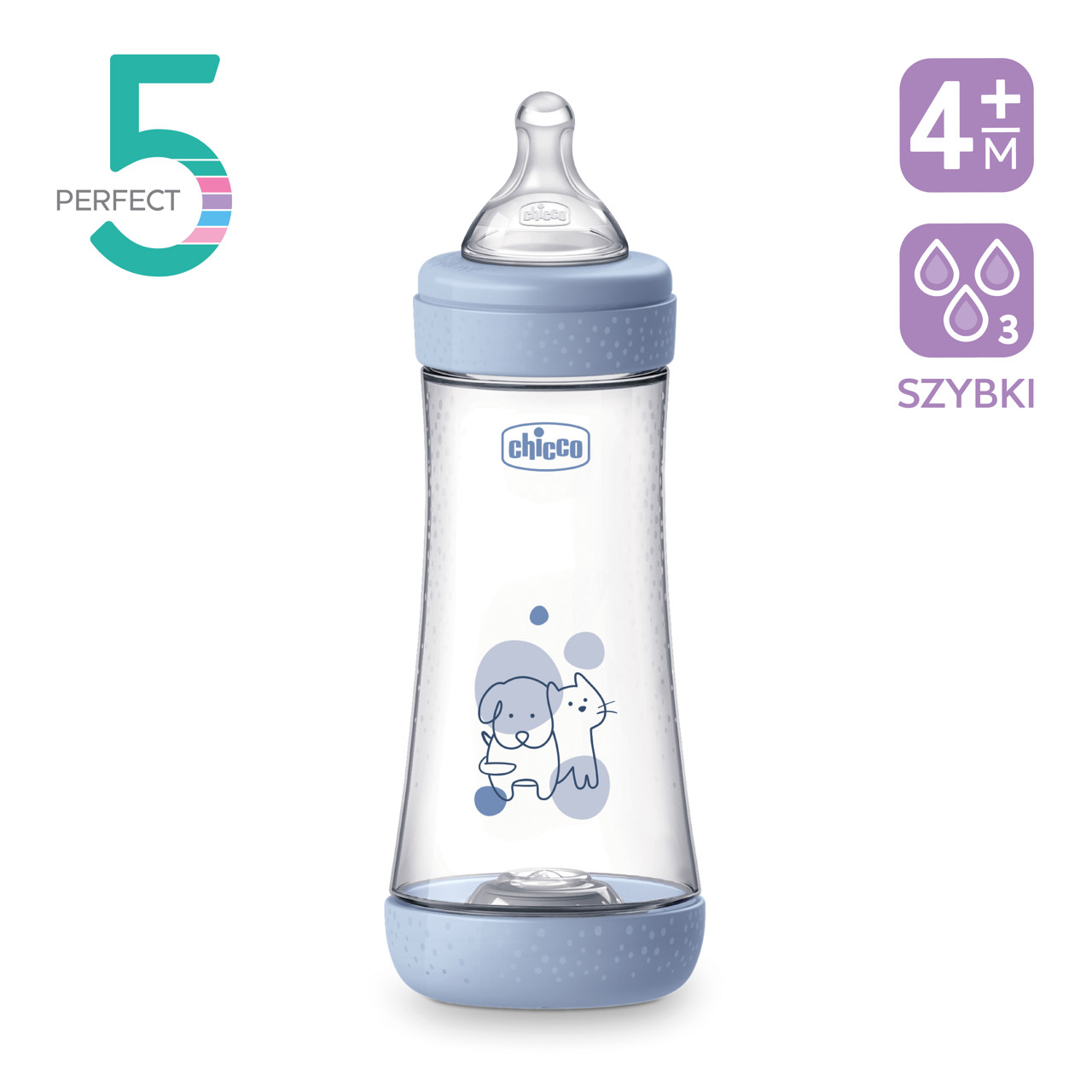  PERFECT5 300 ML SMOCZEK SILIKONOWY, PRZEPŁYW SZYBKI 4M+ null - 1