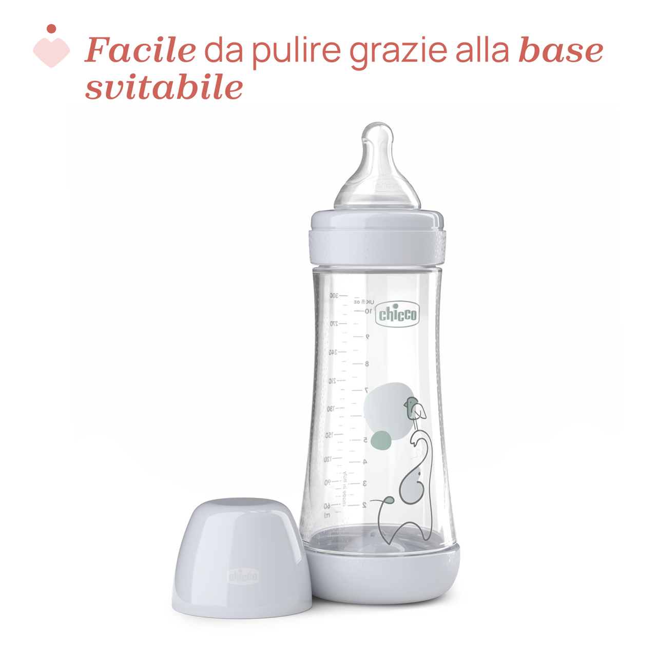 Biberon Perfect 5 Flusso Rapido (300 ml) Chicco - 2