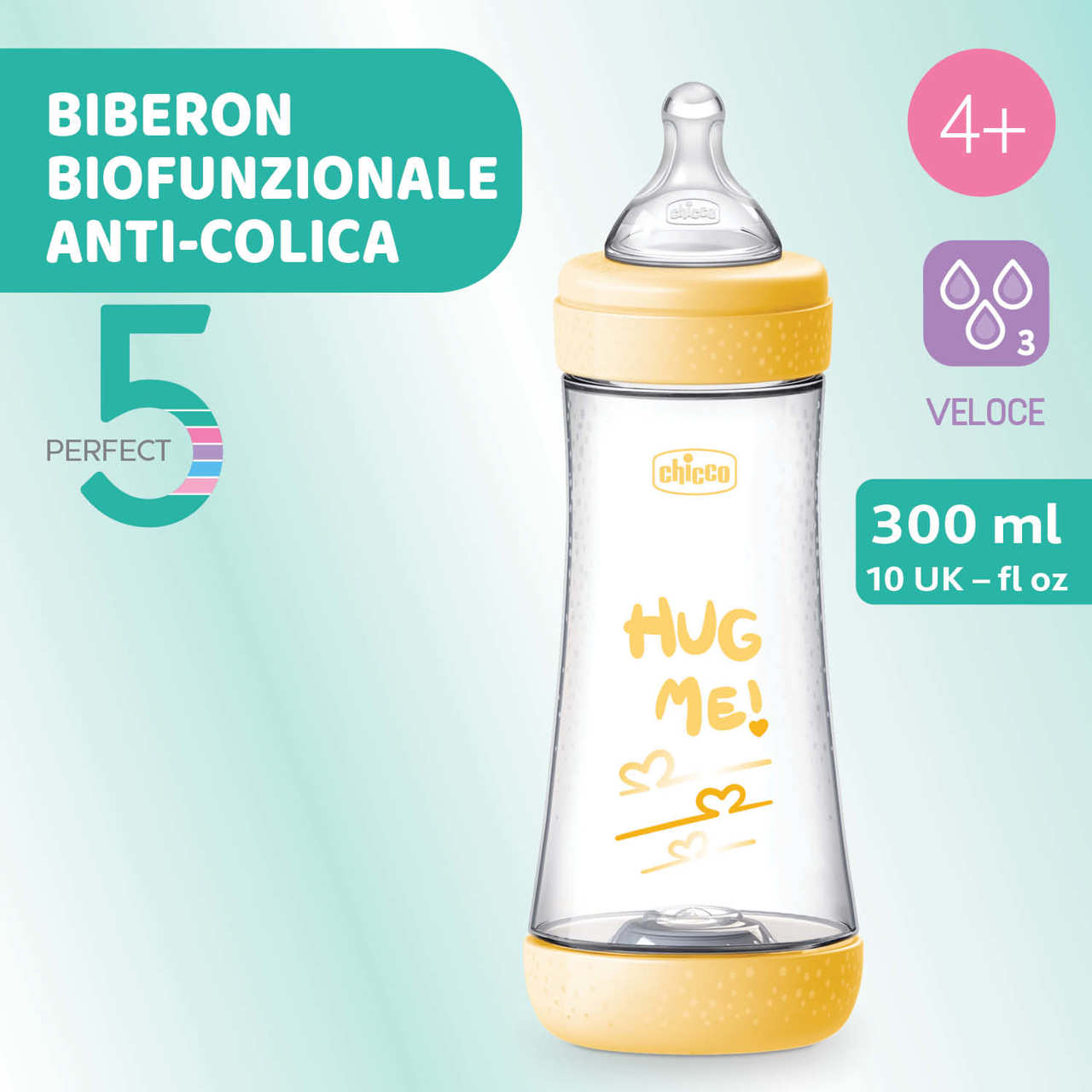 Perfect 5 Biberon 300 ml - Flusso veloce image number 1