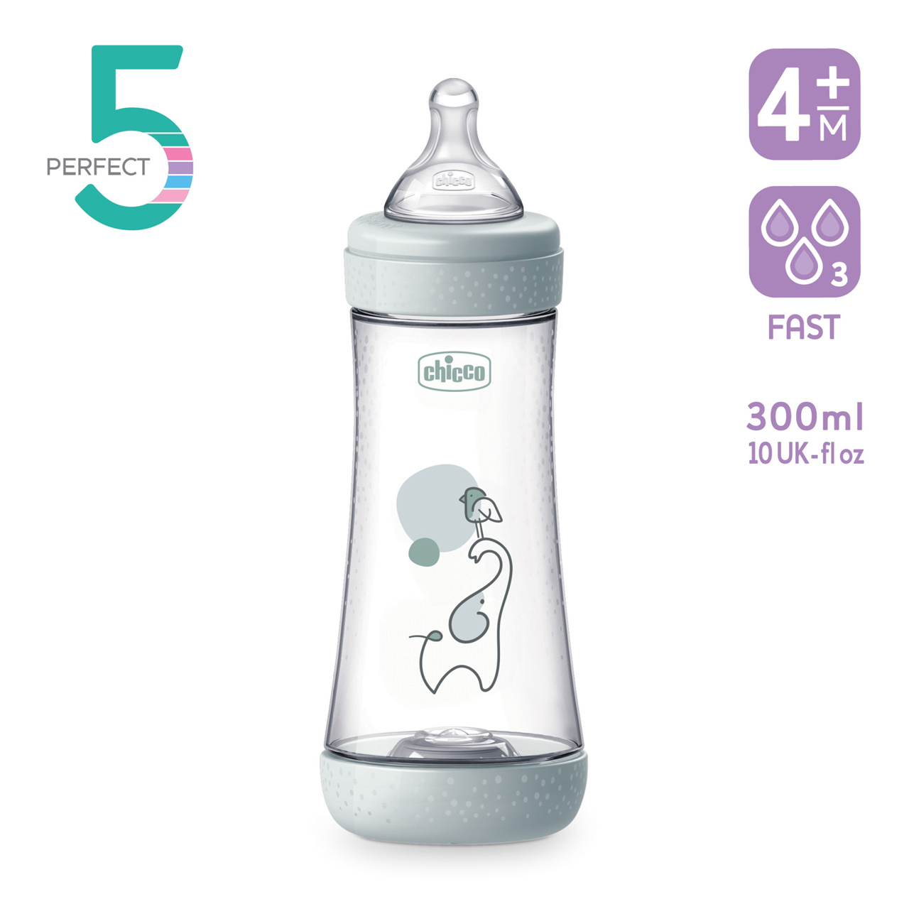 Biberão PERFECT5 300ml Chicco - 1