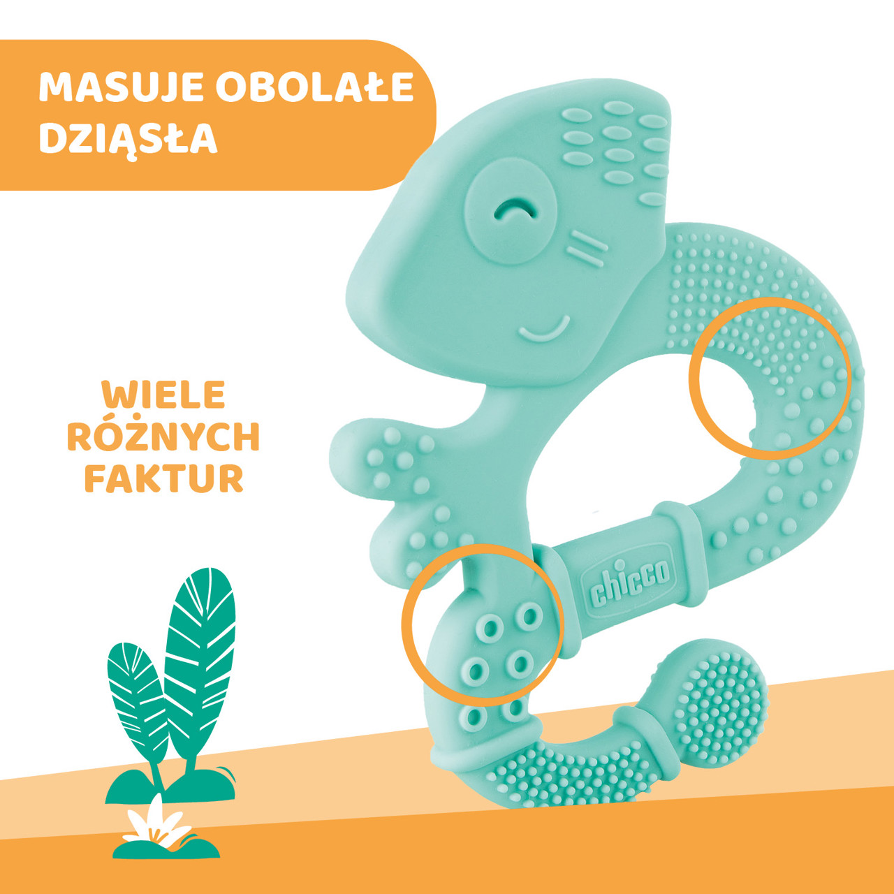 GRYZAK MIĘKKI JASZCZURKA 2M+ null - 2