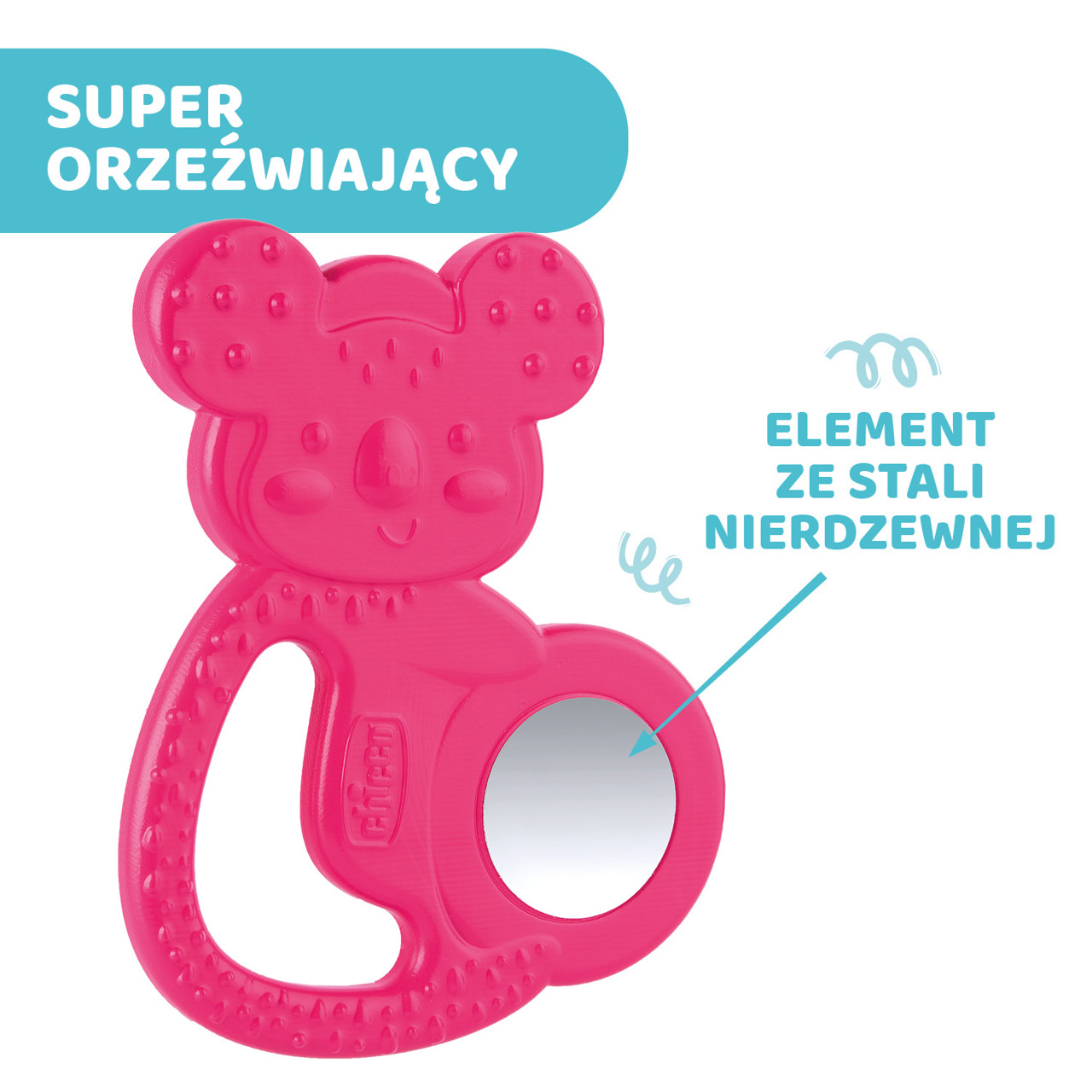 GRYZAK ZE STALĄ NIERDZEWNĄ KOALA null - 4