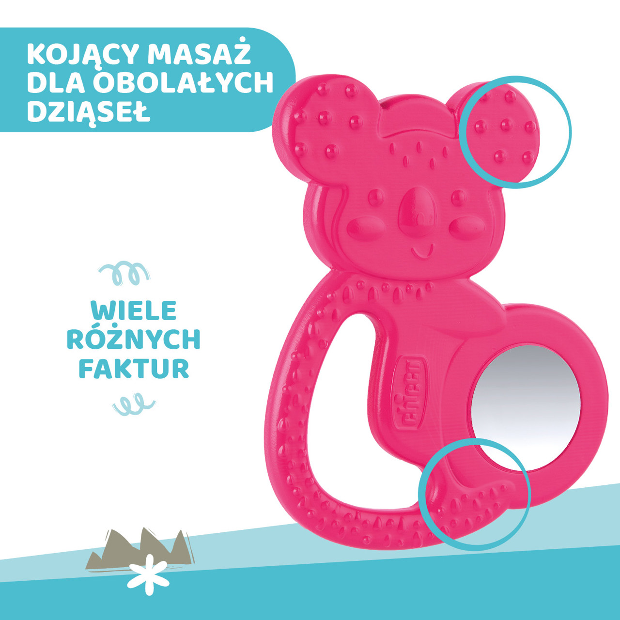 GRYZAK ZE STALĄ NIERDZEWNĄ KOALA null - 3