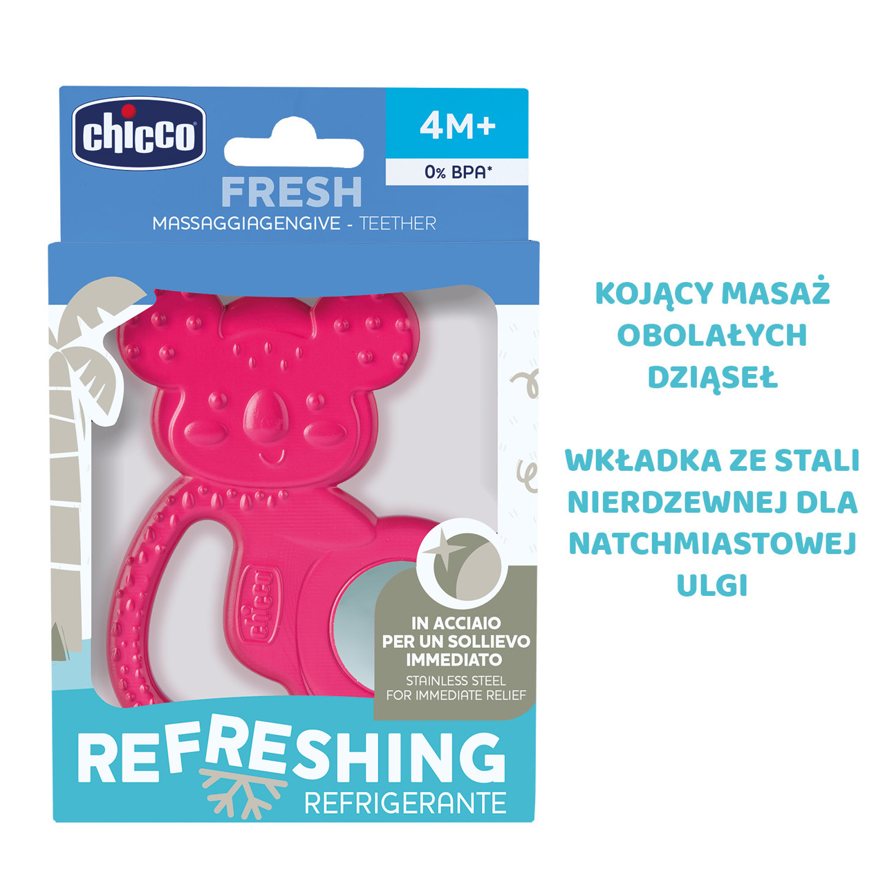 GRYZAK ZE STALĄ NIERDZEWNĄ KOALA null - 2