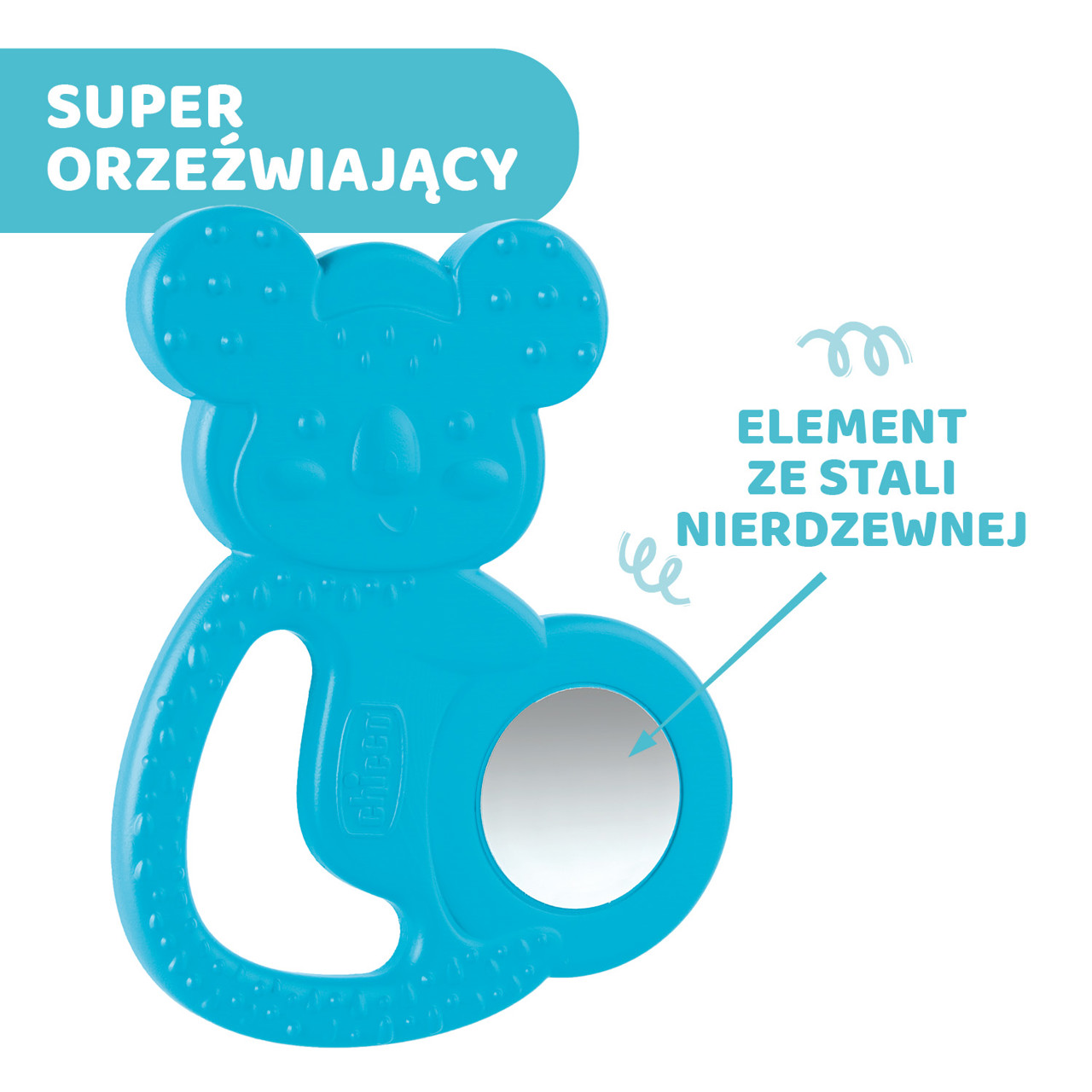 GRYZAK ZE STALĄ NIERDZEWNĄ KOALA null - 6
