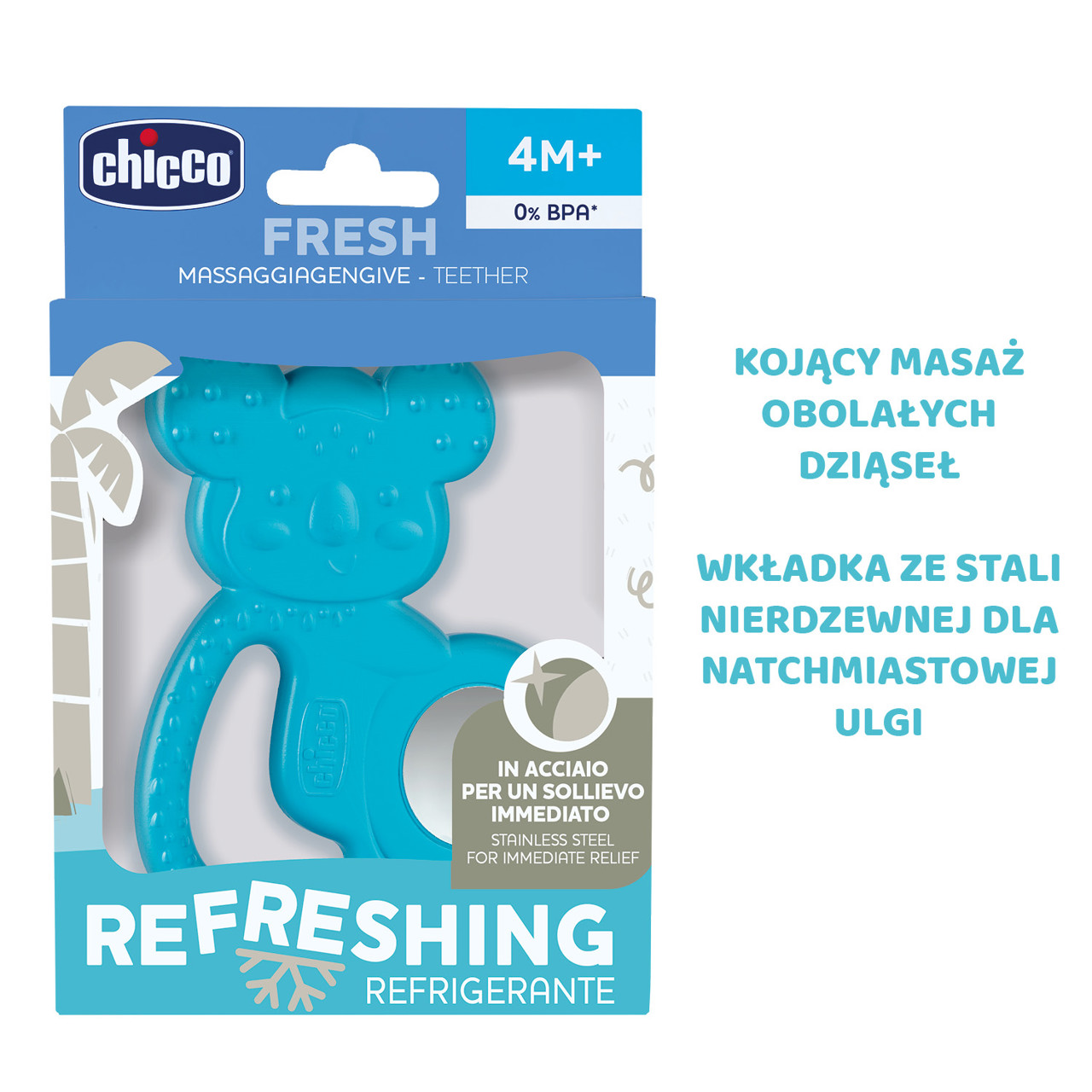 GRYZAK ZE STALĄ NIERDZEWNĄ KOALA null - 2