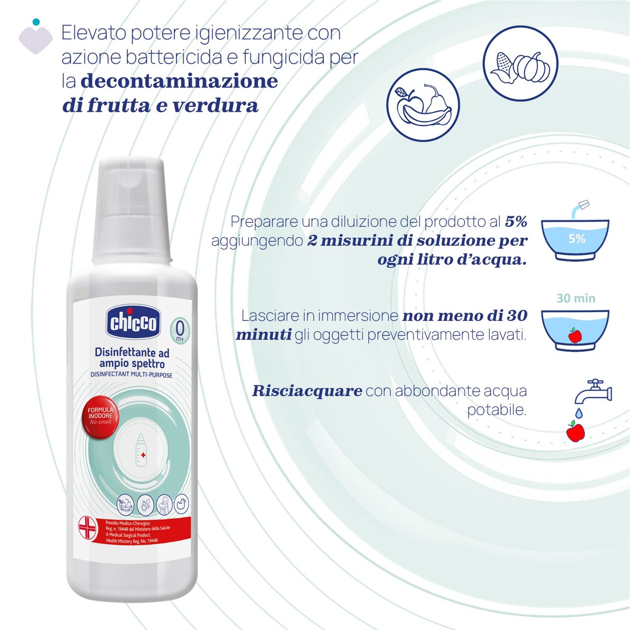 Disinfettante ad ampio spettro Chicco - 4