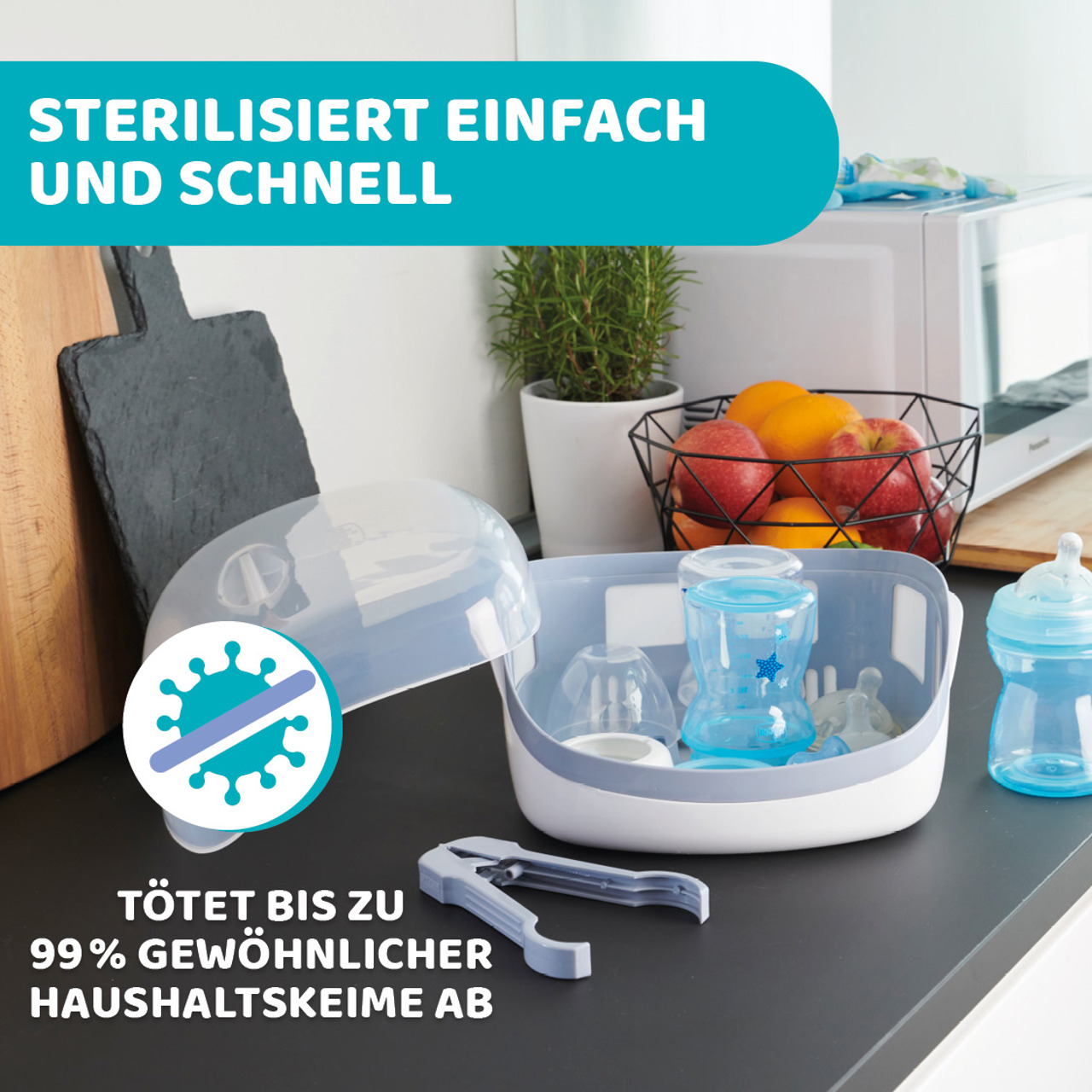 Sterilisator für die Mikrowelle null - 2