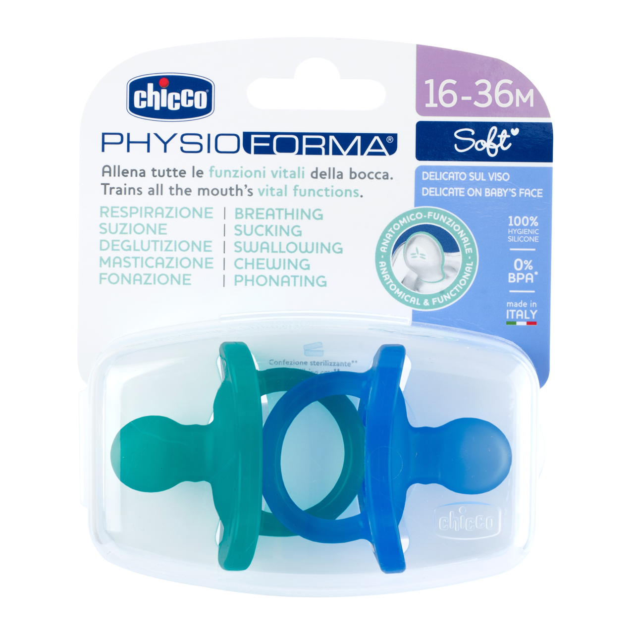 Physioforma® Doux 16-36M Bleu 2pcs null - 3
