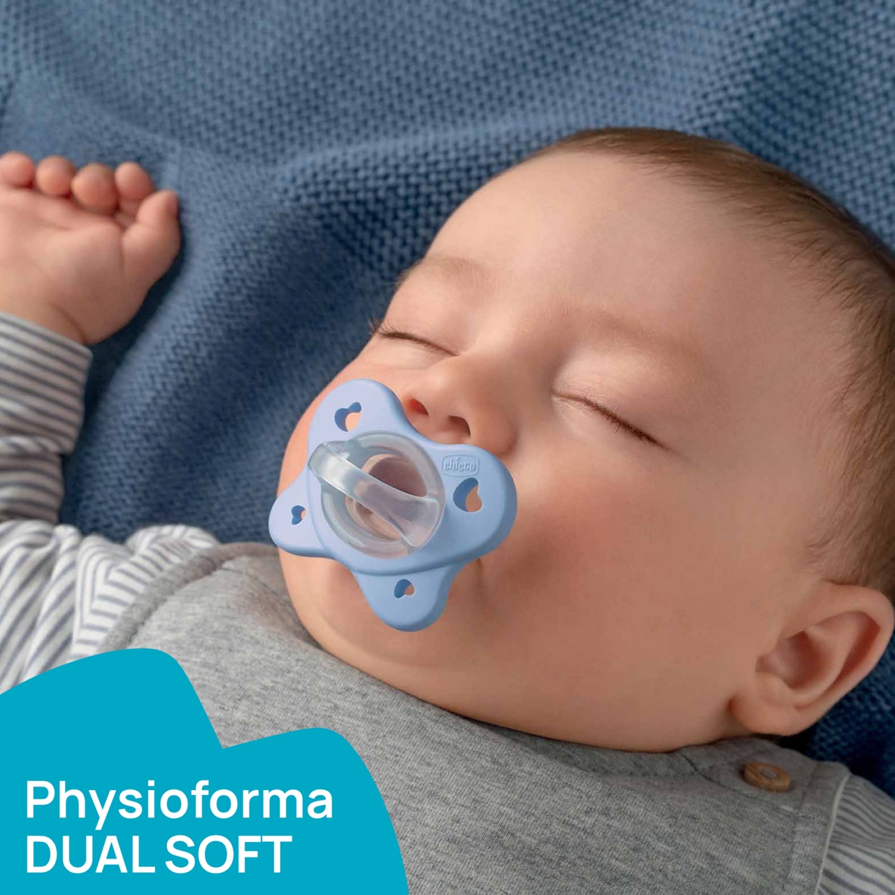 PHYSIOFORMA® DUAL SOFT16-36M AZUL/VERDE 2PCS Chicco - 1